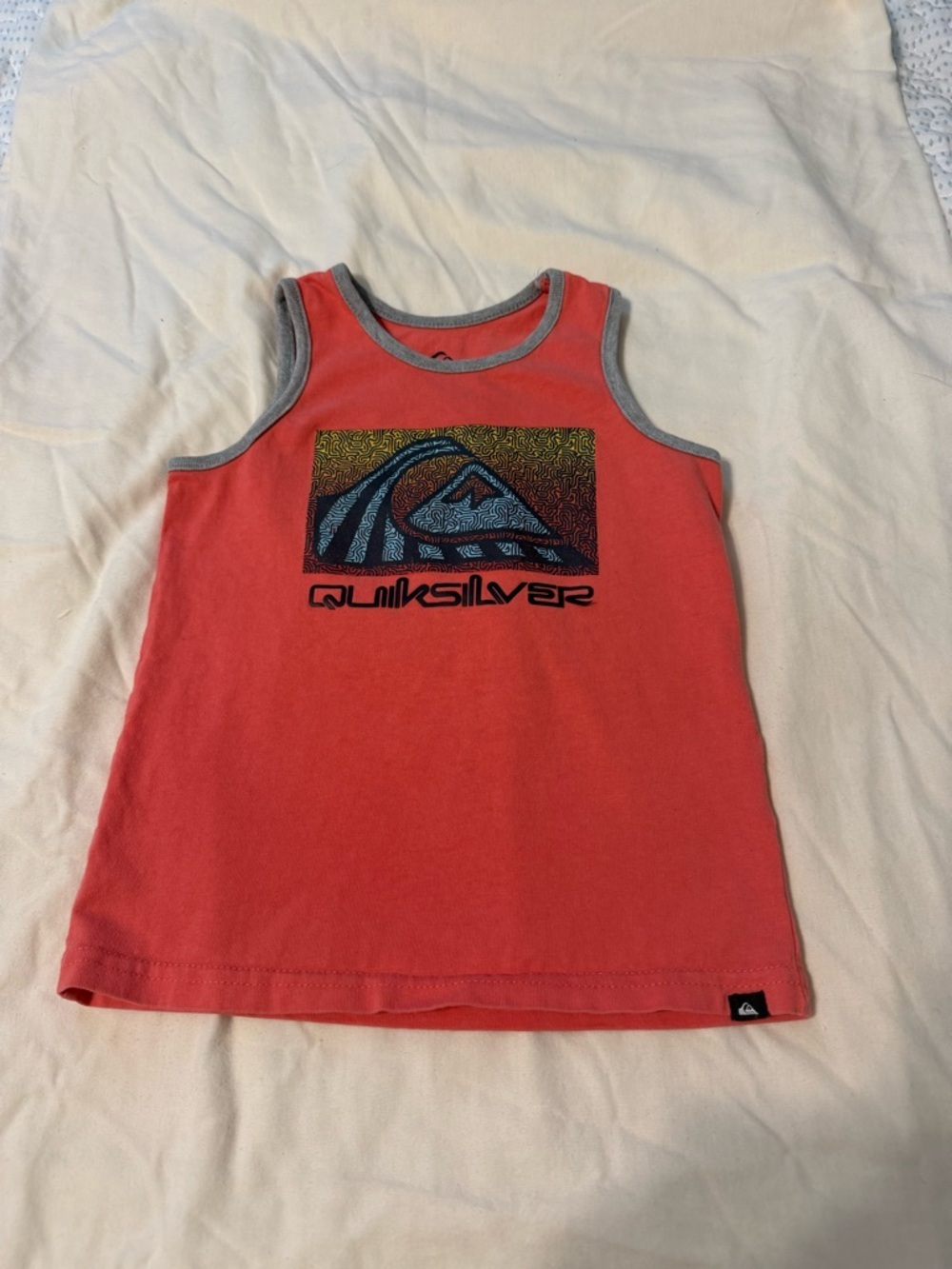 Quiksilver Coral Tank with Khaki Shorts Set - Picture 2 of 5